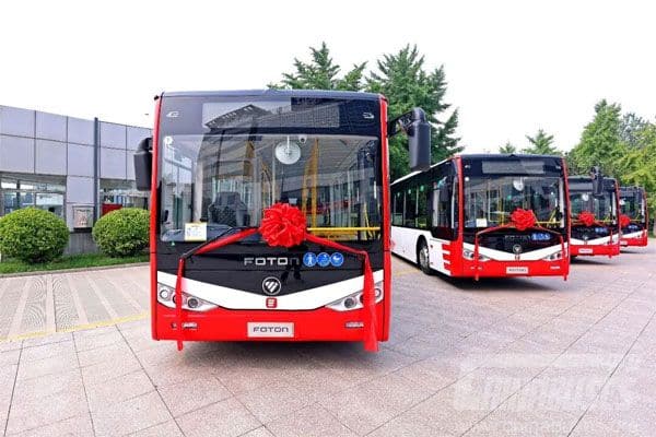 Более 100 китайских городских автобусов доставлены на рынок Южной Азии