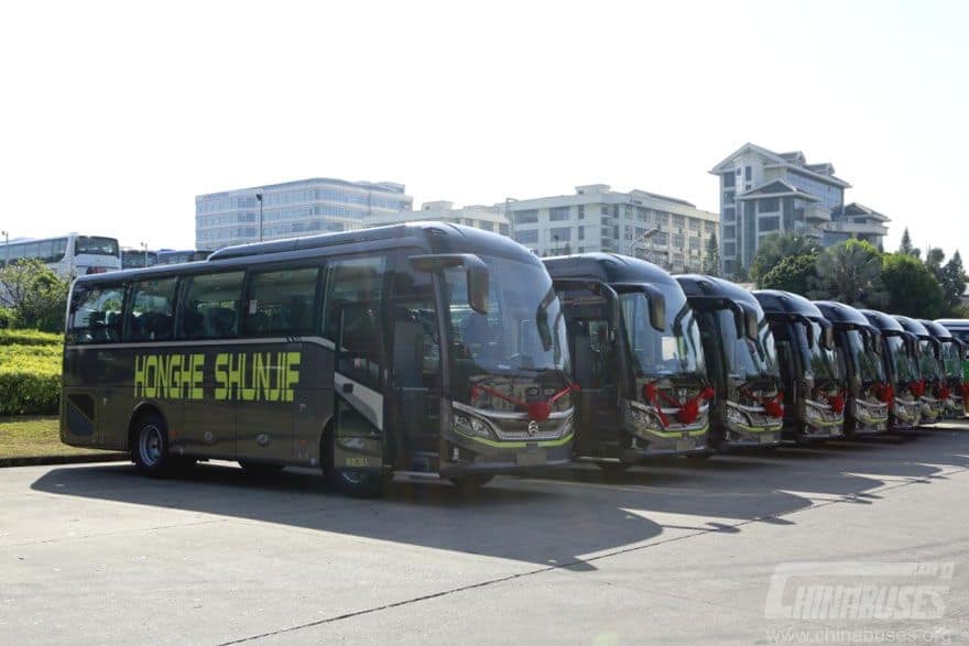 Автобусы Golden Dragon GC доставлены в Юньнань партиями